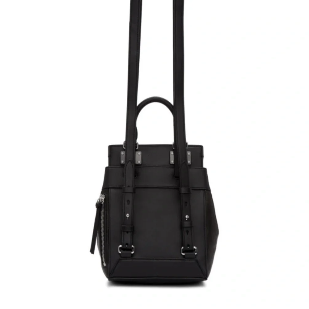 rag & bone Black Leather Backpack